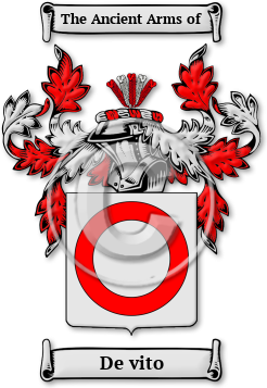 De vito Family Crest Download (jpg) Legacy Series - 150 DPI